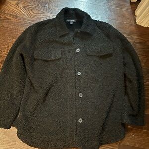 Banana Republic Black Sherpa Jacket